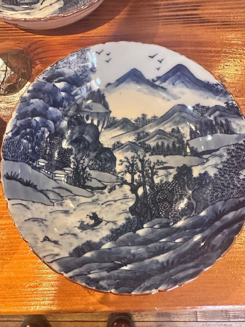 東　和山　手書きのお皿5枚セット