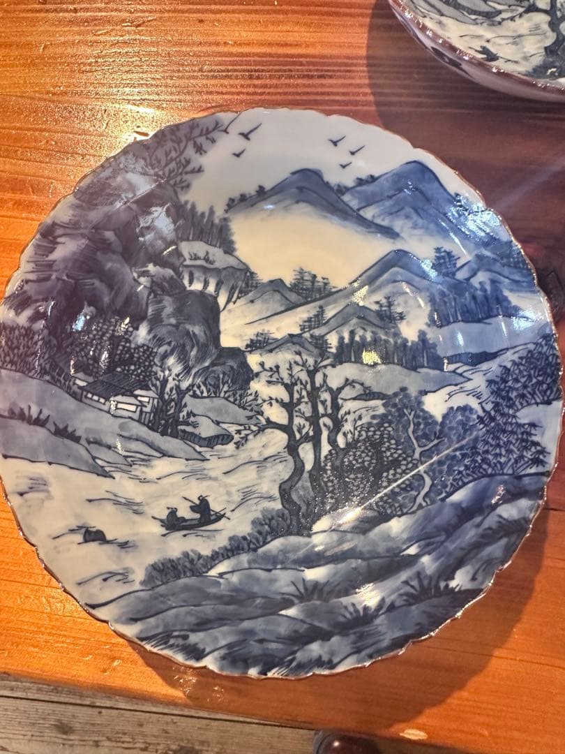 東　和山　手書きのお皿5枚セット