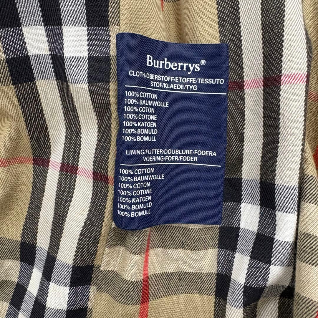 希少 バーバリーズ　トレンチコート ベルト付　ノバチェック　 M