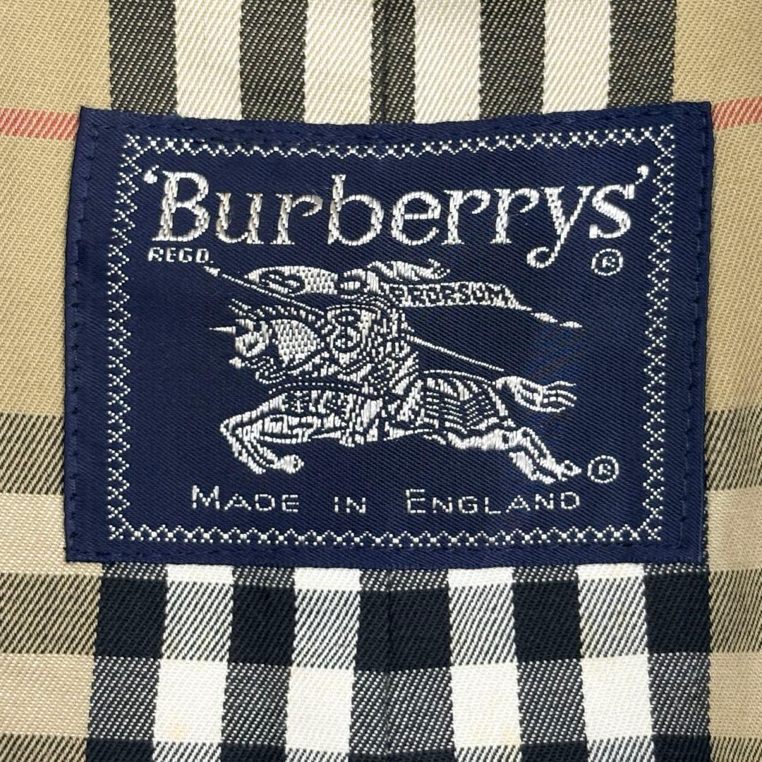 希少 バーバリーズ　トレンチコート ベルト付　ノバチェック　 M