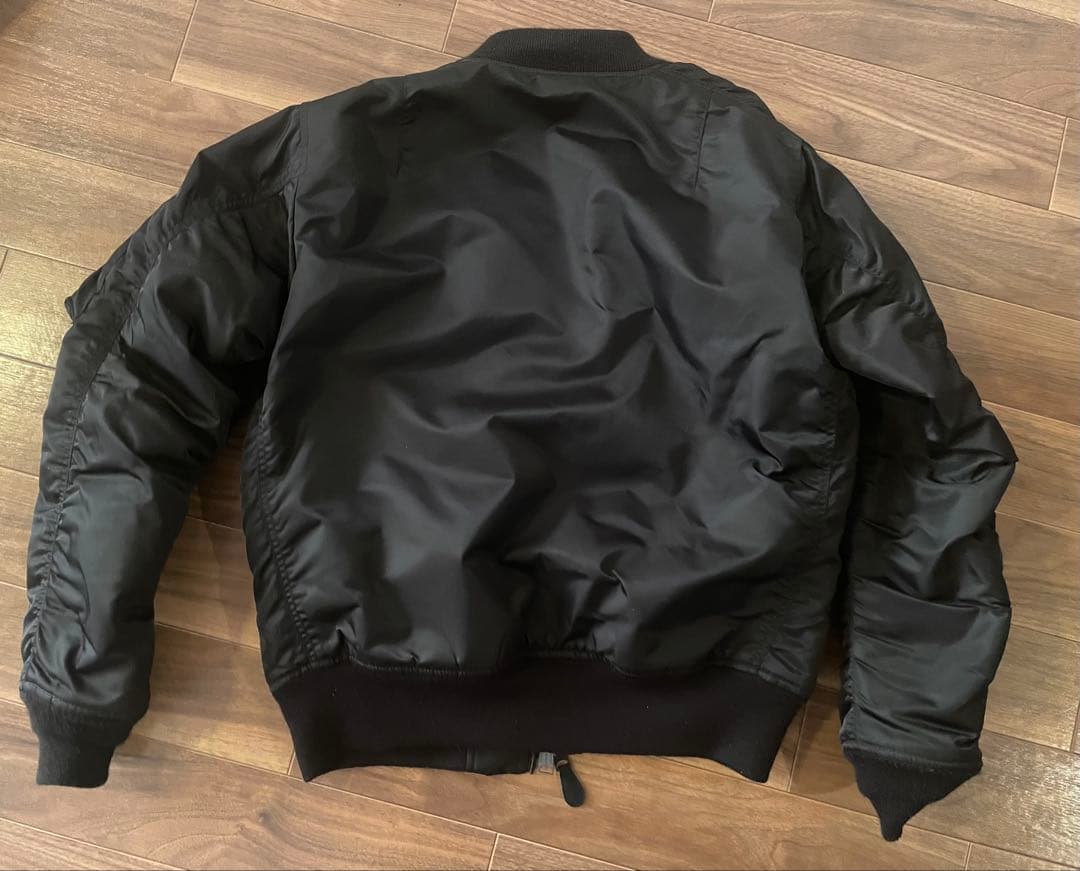 AVIREX ブラックMA-1 XLフライトジャケット