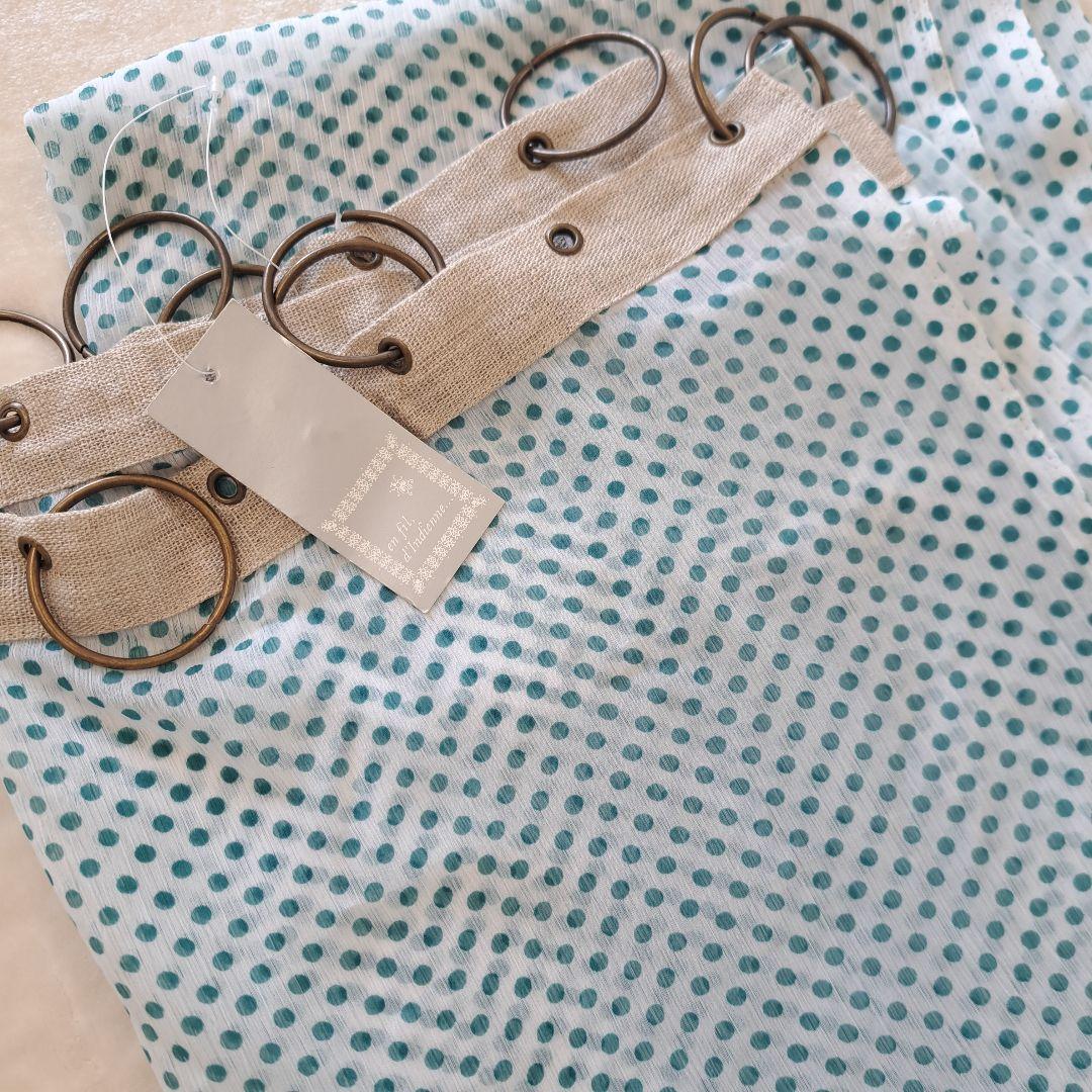 ジムシー様 オンフィルダンディエンヌ モスリン カーテン2枚セット