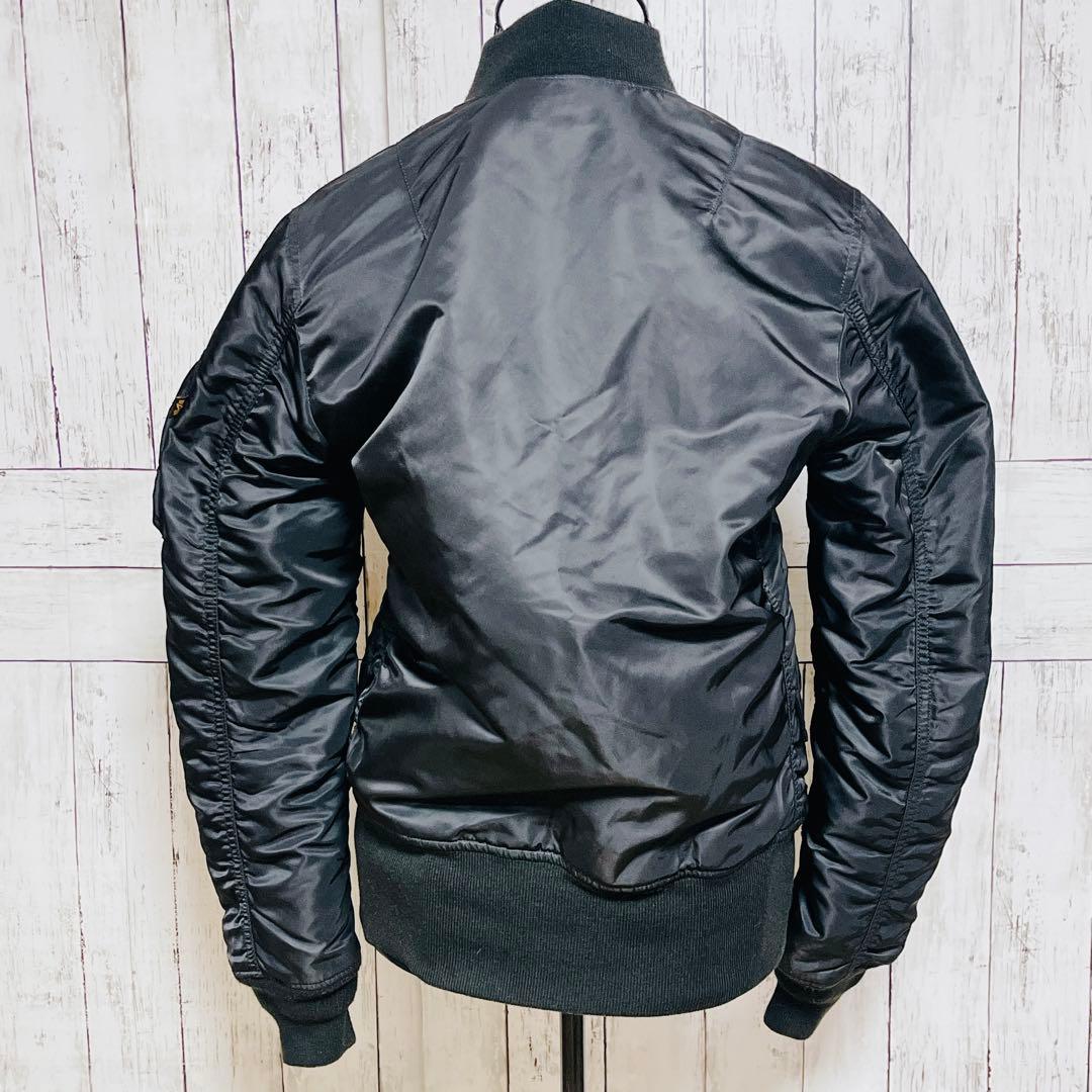 【美品】ALPHA MA-1 フライトジャケット XS USA製 希少サイズ