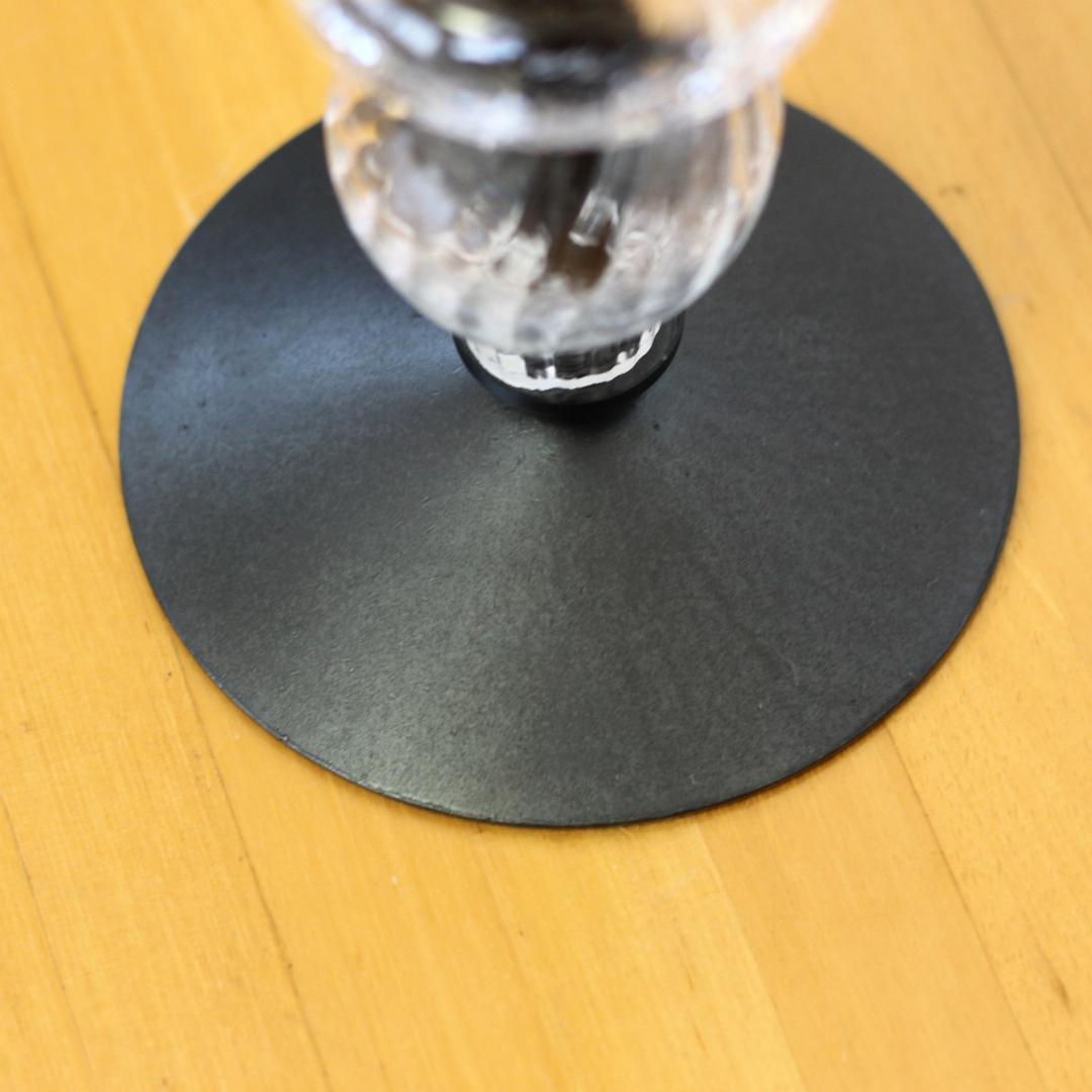 【美品・刻印】エリックホグラン　キャンドルスタンド オニオン型2段　クリア 02