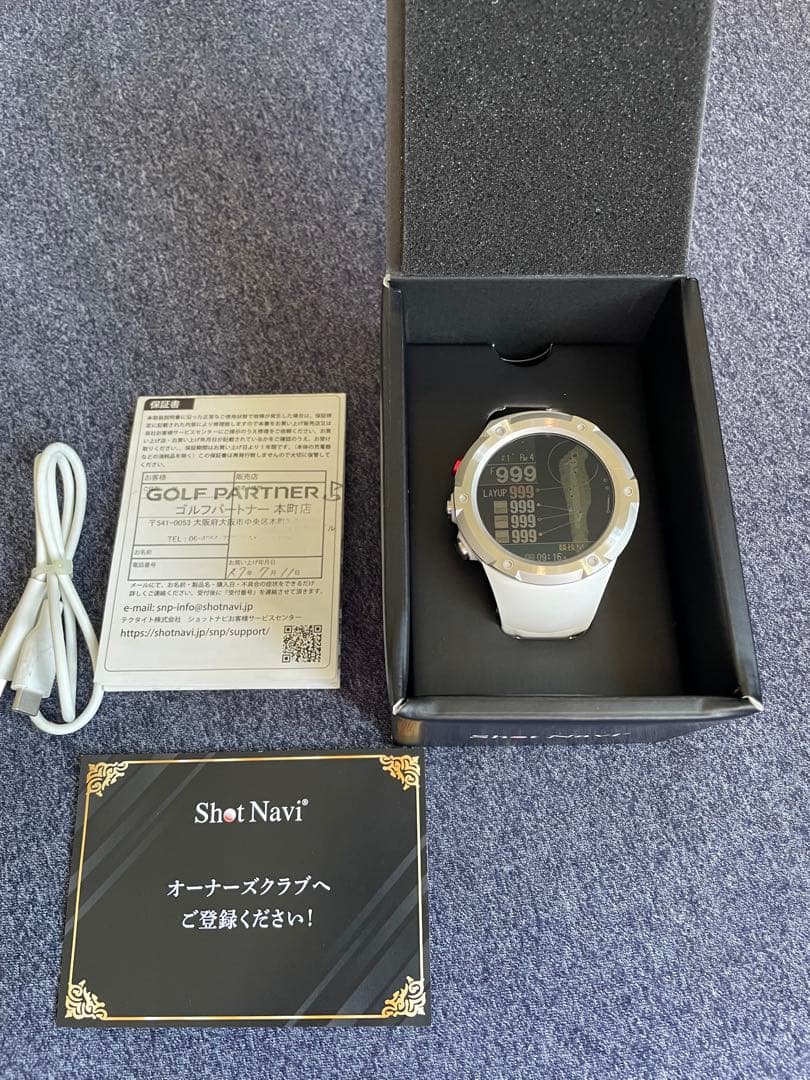 【未使用】Shot Navi Evolve PRO Touch ホワイト