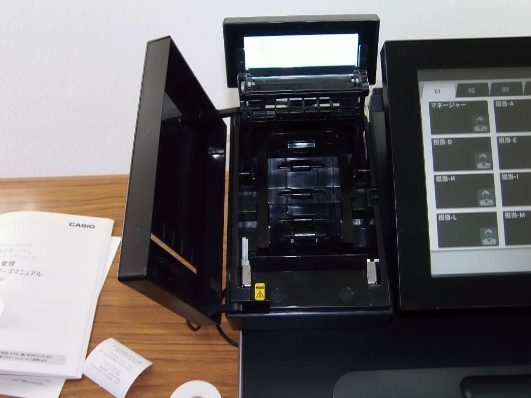設定無料 CASIO V-R200 レジスター ネット不要　タッチ　250729