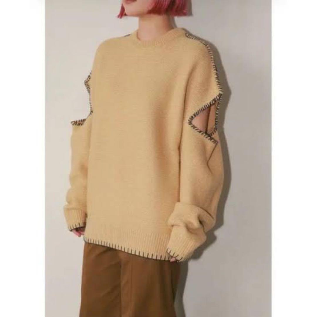 トップス heylifestore / hand stitch knit