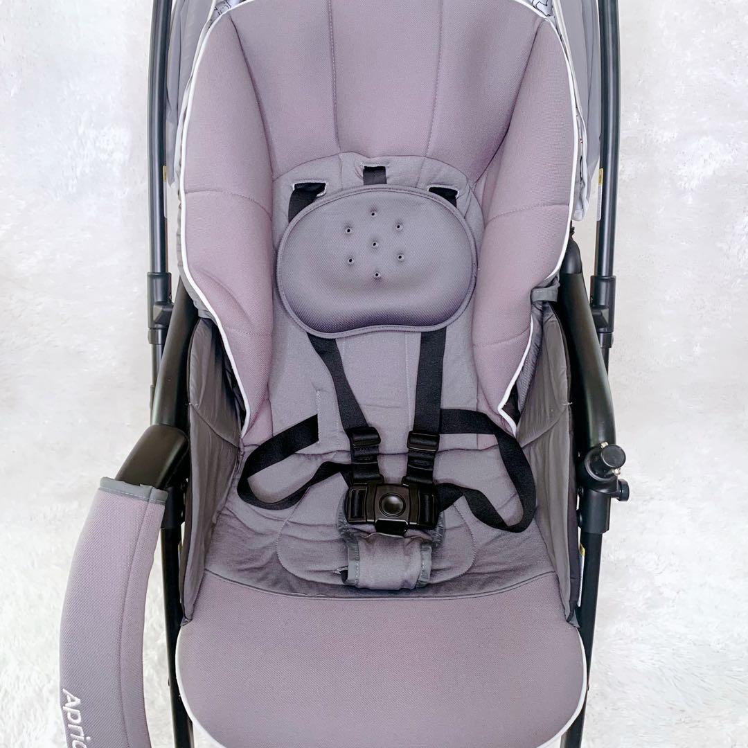 【美品】アップリカ A型 ベビーカー カルーンエアーAC 超軽量 折りたたみ