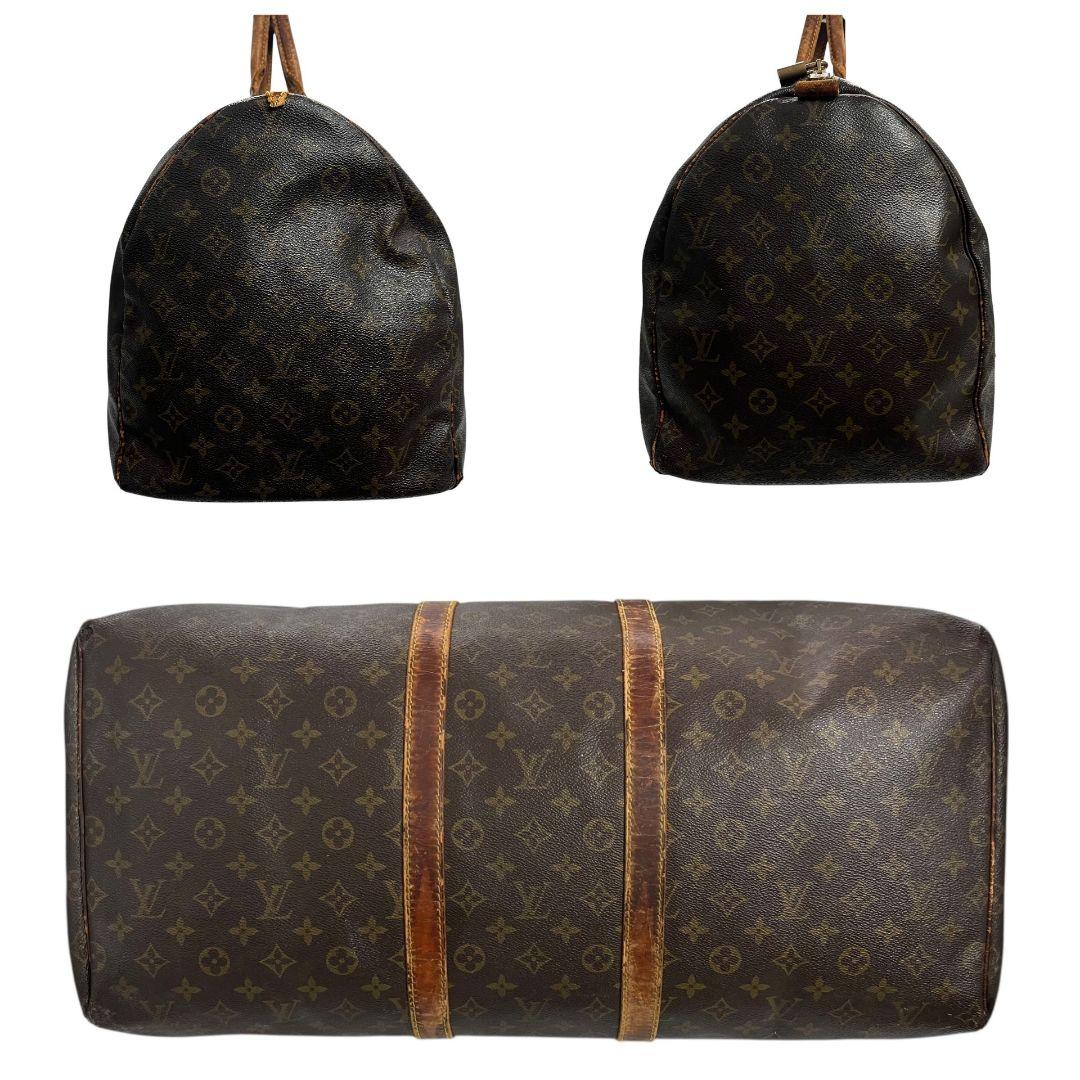 【鑑定済】ルイヴィトン　モノグラム　キーポル55　ボストンバッグ　旅行用バッグ