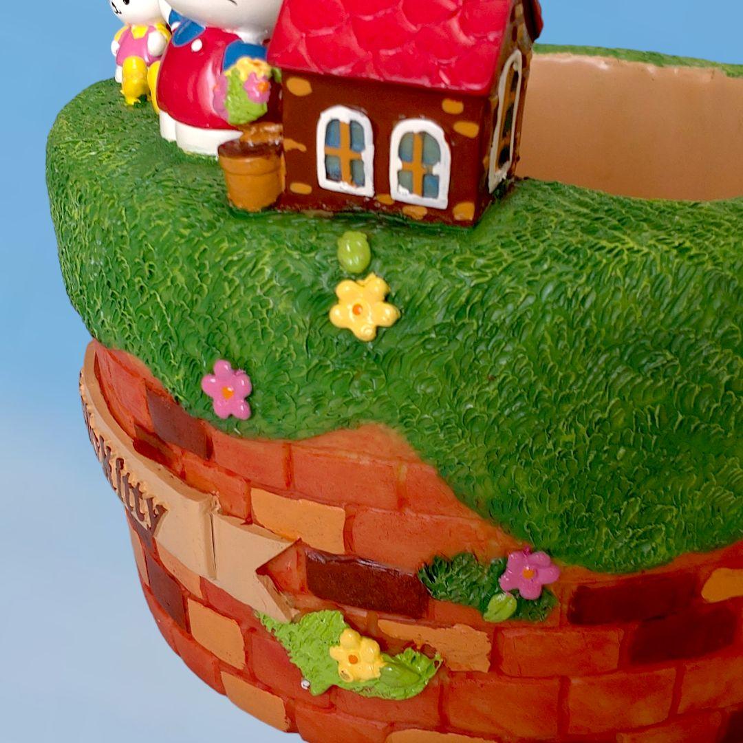 ♡激レア♡　ハローキティ・キャシー　陶器フラワーポット　プランター　ジオラマ