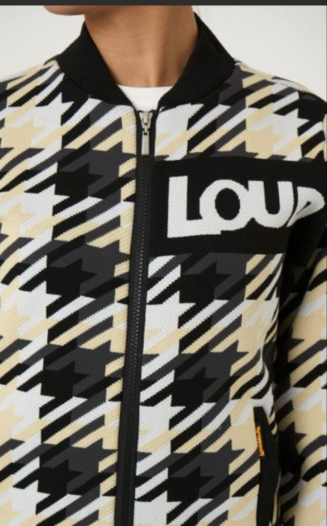 LOUDMOUTH チドリ柄 フルジップジャケット