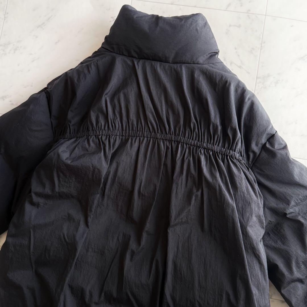 美品 B&Yユナイテッドアローズ スタンドカラーオーバーサイズダウンジャケット