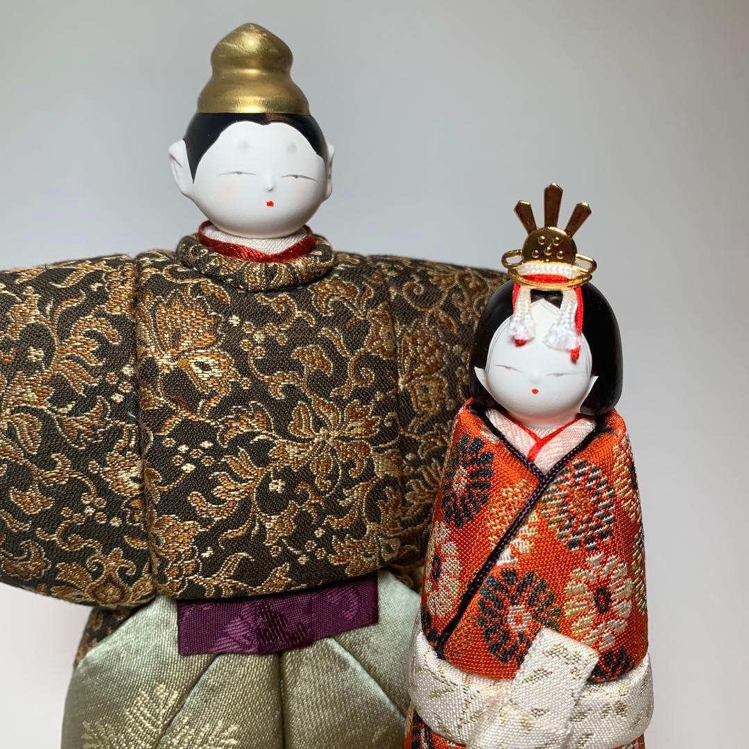 高貴で上質な雛人形★木目込み人形　雛人形　ひなまつり　おひなさま　正絹