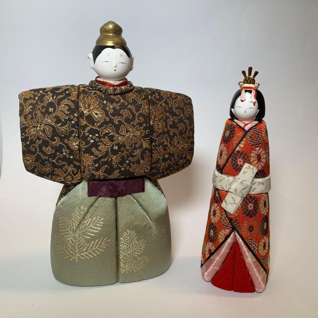 高貴で上質な雛人形★木目込み人形　雛人形　ひなまつり　おひなさま　正絹
