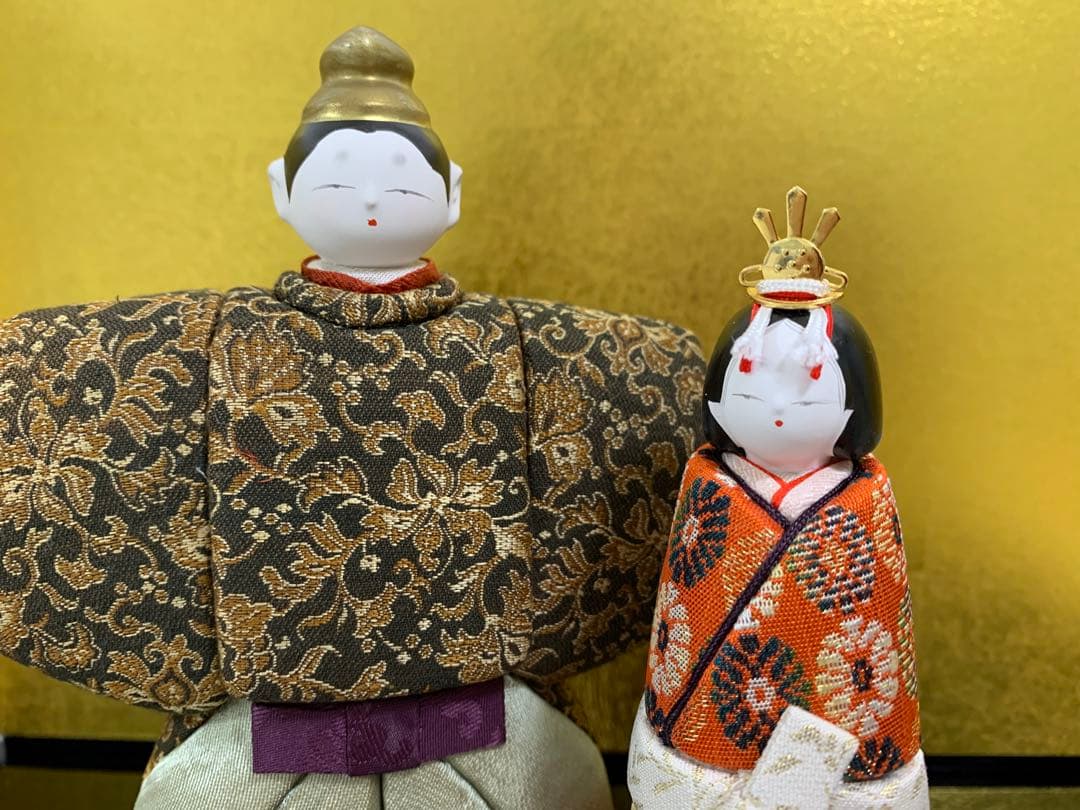 高貴で上質な雛人形★木目込み人形　雛人形　ひなまつり　おひなさま　正絹