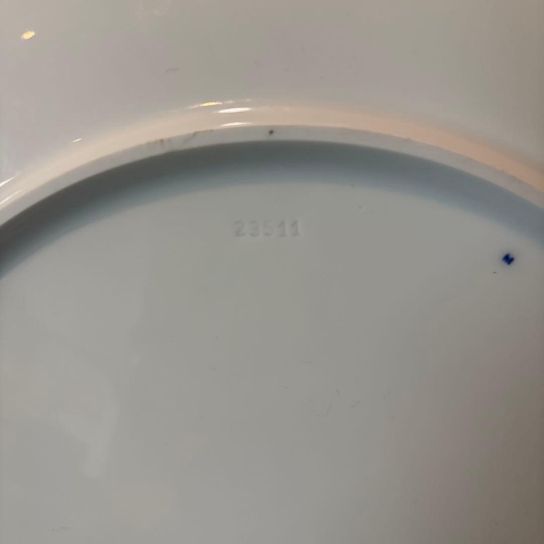 希少マイセン　ブルーオーキッド大皿31cm