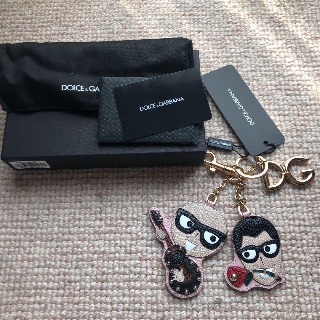 ドルチェ＆ガッバーナ　レザーキーホルダー