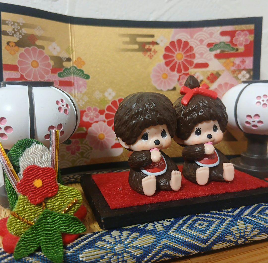 モンチッチ　雛祭り　飾り