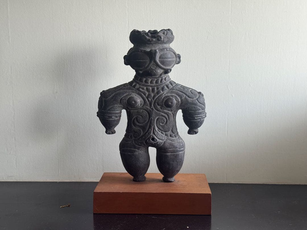 遮光器土偶 土偶 高さ27cm 明古堂 花瓶