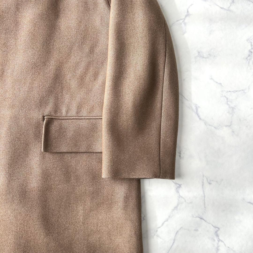 美品✨　オーラリー　メルトンウール　シルク　ステンカラーコート　スーパー140s