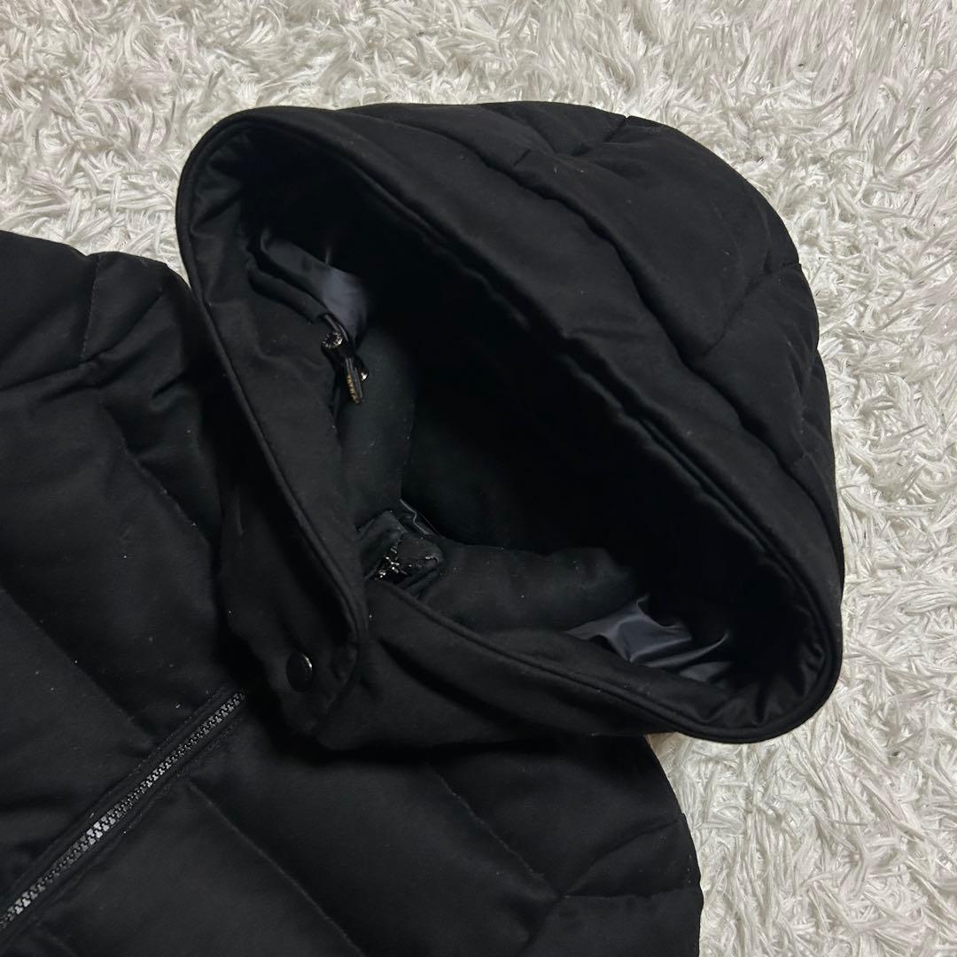 【人気】タトラス ダウンコート ロング フード ZEJA 黒　ブラック