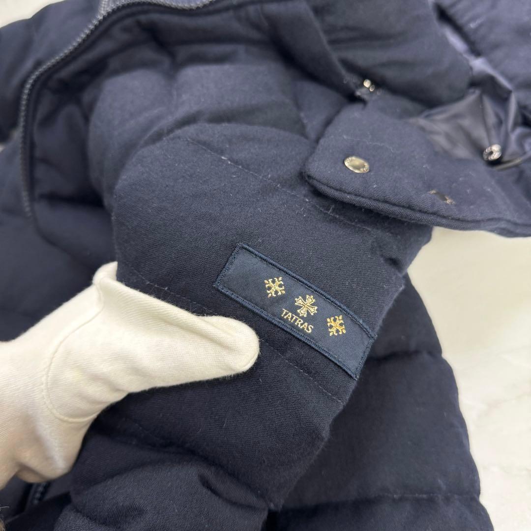 TATRAS LAVIANA ラヴィアナ ネイビー 2way ダウンコート 02
