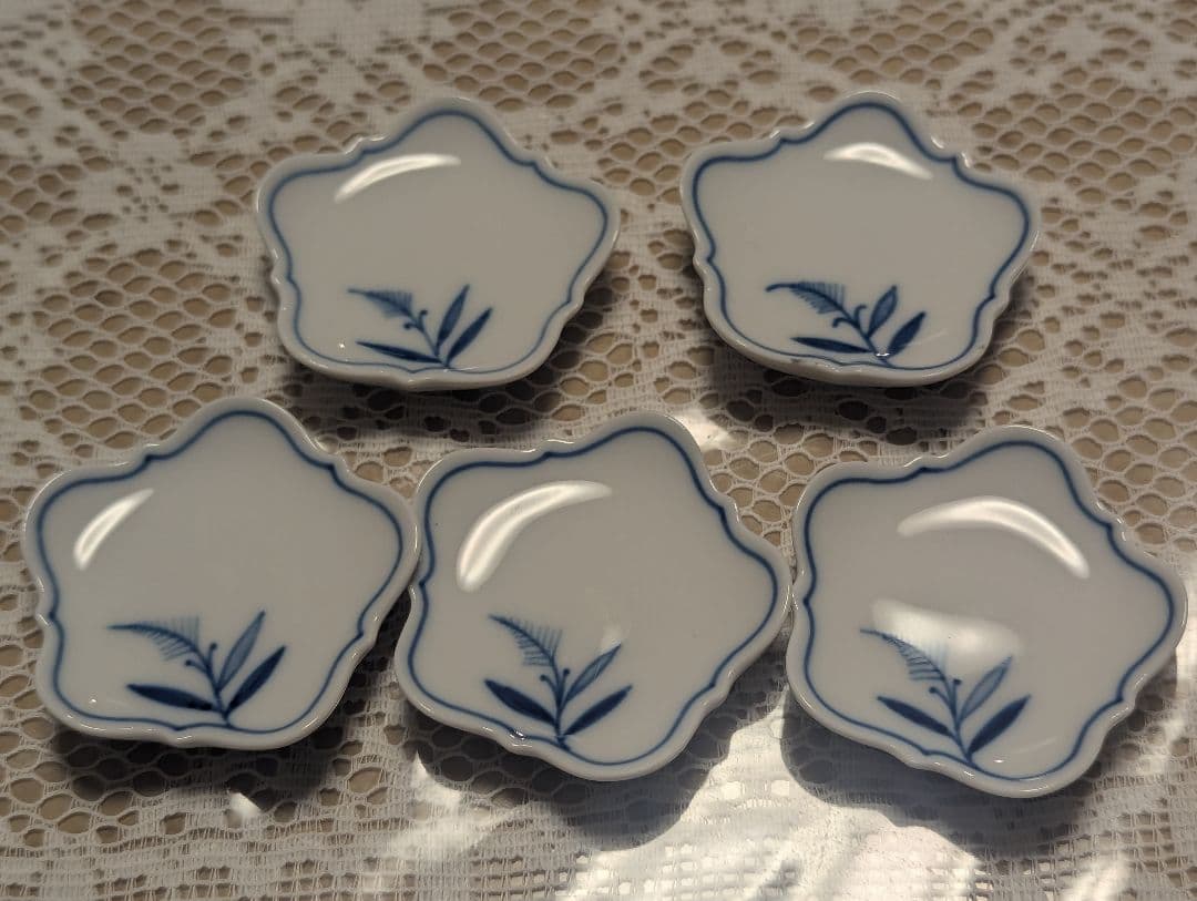 マイセン ブルーオニオン スタイル 箸置き(ナイフレスト) 4.5cm5個セット