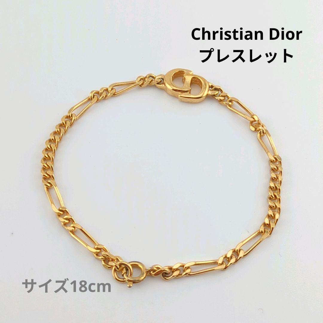 Christian Dior ディオールCDロゴ チェーンブレスレットゴールド