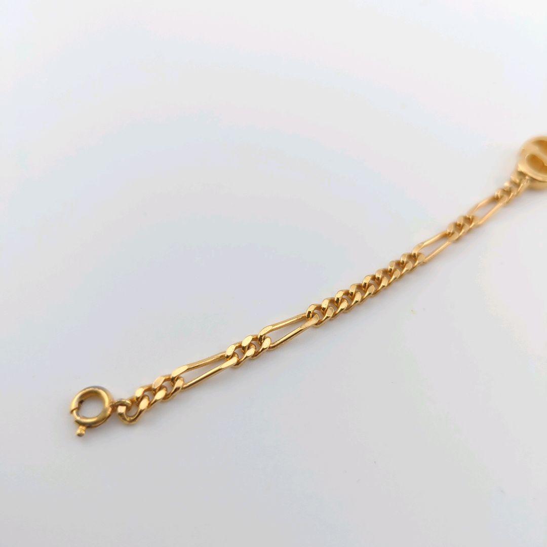Christian Dior ディオールCDロゴ チェーンブレスレットゴールド