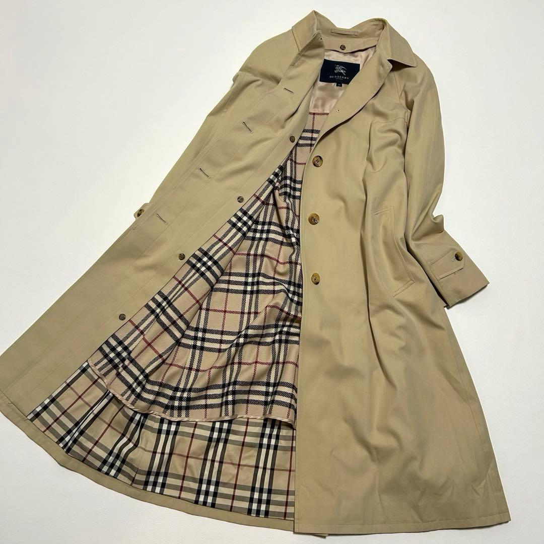 ✨極美品 バーバリーロンドン ステンカラーコート ノバチェック ライナー