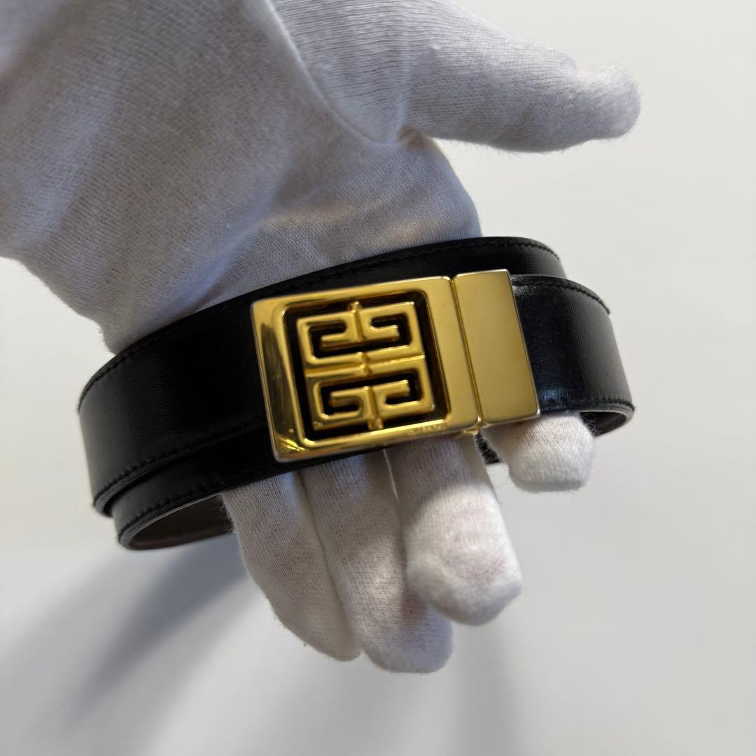 小物 GIVENCHY design buckle leather belt