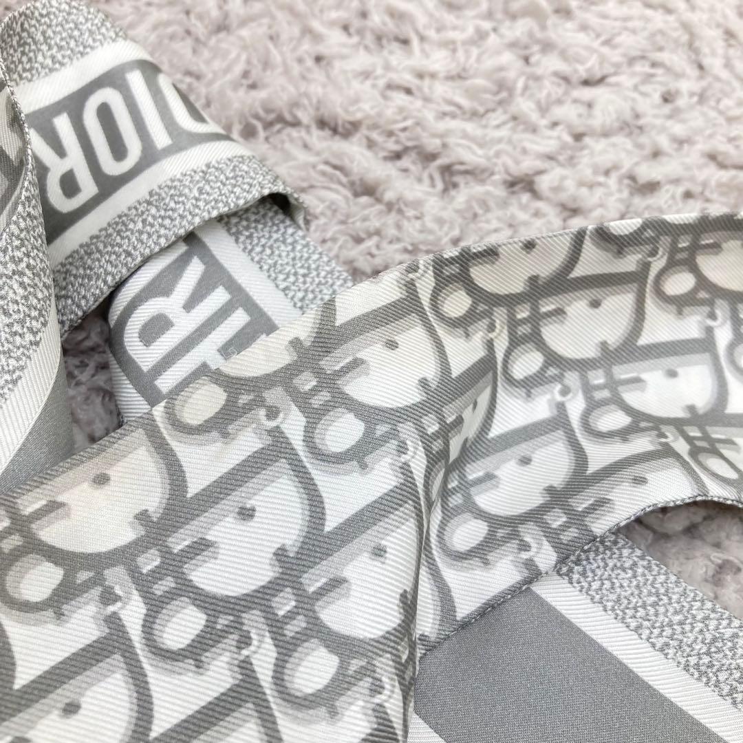 美品❣️Diorディオールトロッター ミッツァオブリーク シルクリボンスカーフ