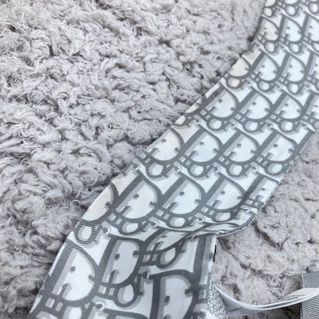 美品❣️Diorディオールトロッター ミッツァオブリーク シルクリボンスカーフ