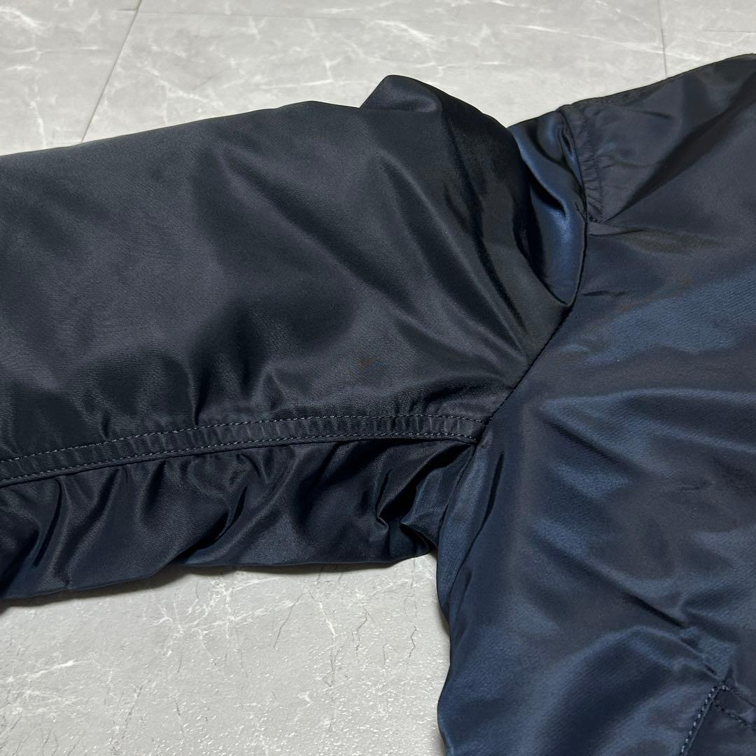 ☆新品級☆【ALPHA】MA-1 フライトジャケット ネイビー 赤タグ付き L