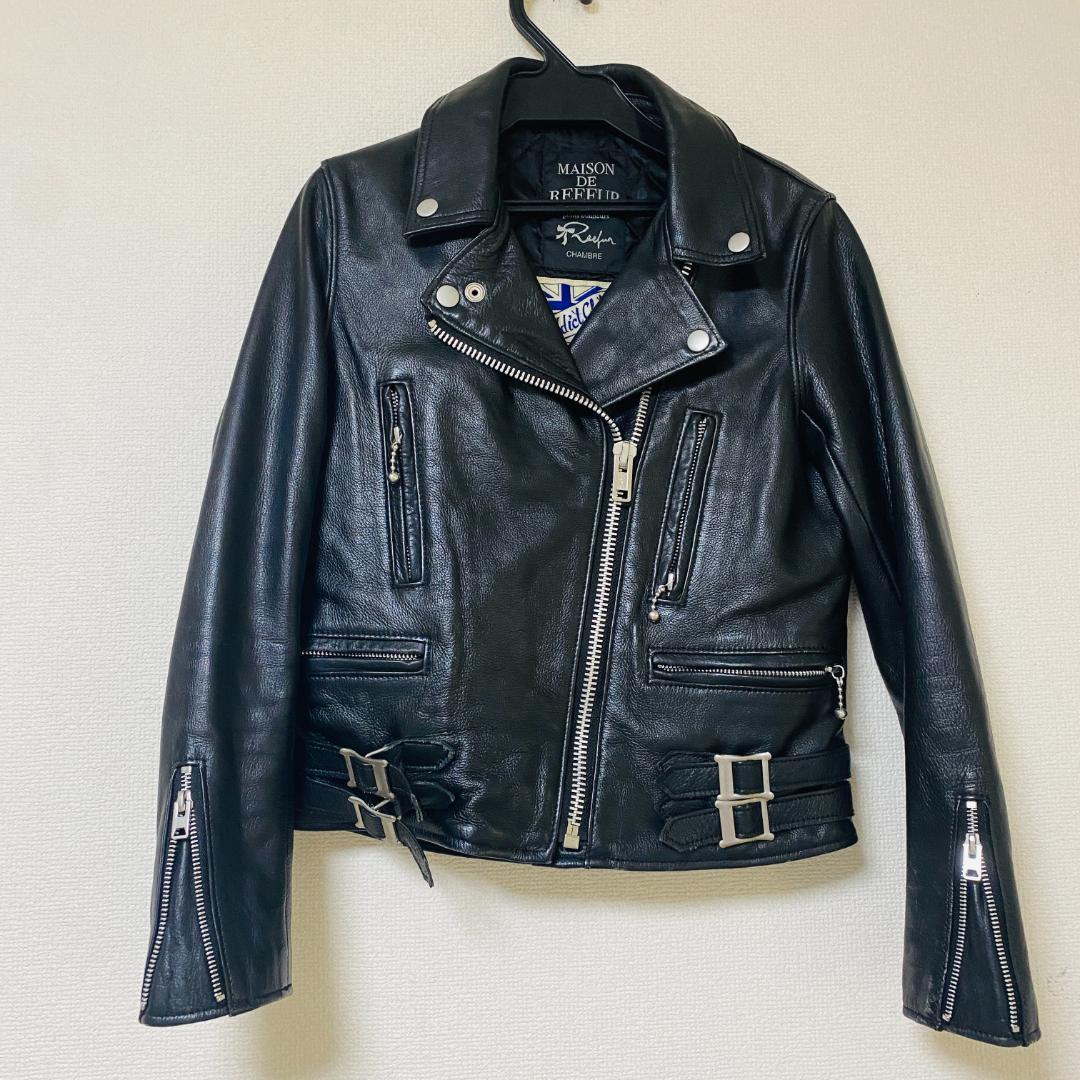 メゾンドリーファー アディクト クローズ レザー ダブルライダース 梨花