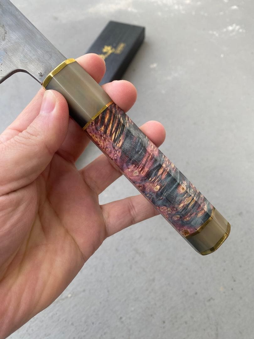 岩井 貴行 青ニ鋼 牛刀包丁 210mm