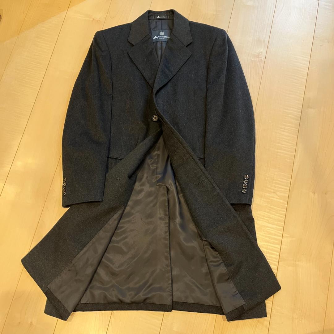 【一時値下げ】【極美品】Aquascutum カシミヤ100% チェスターコート