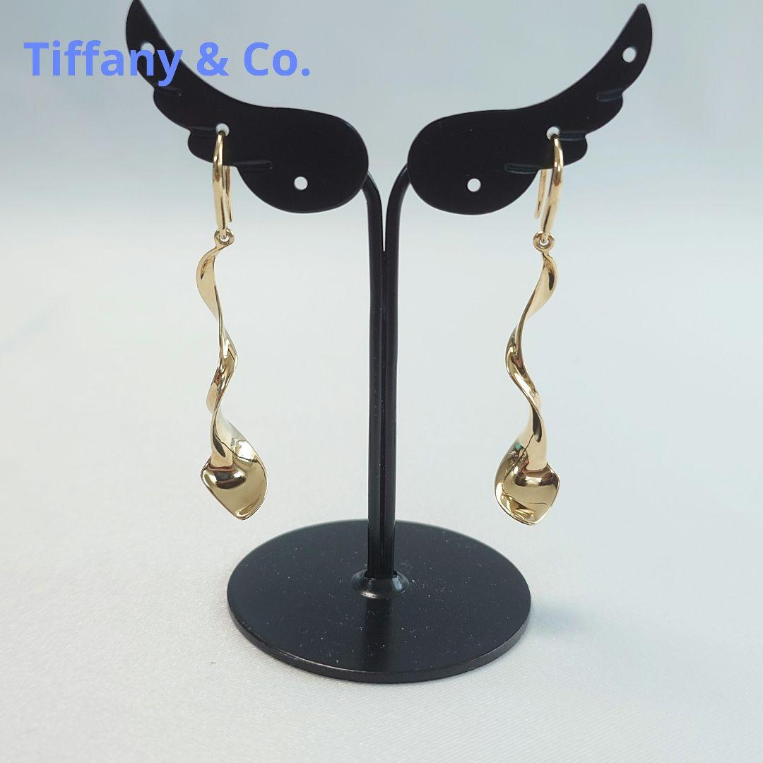 【希少】ティファニー フランク・ゲーリー オーキッド ピアス 6650