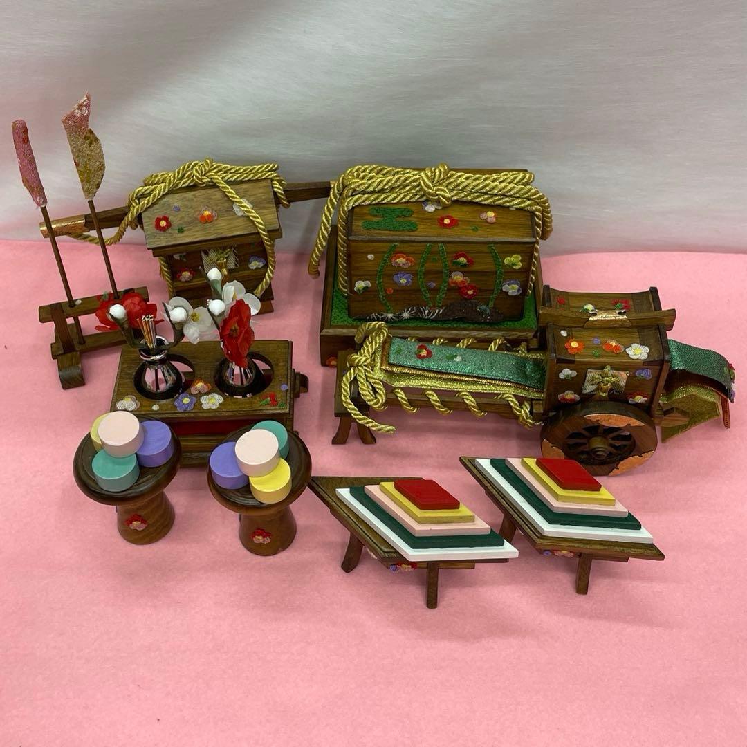 雛人形　桃の節句　雛道具　25号　古代塗　金属徳利