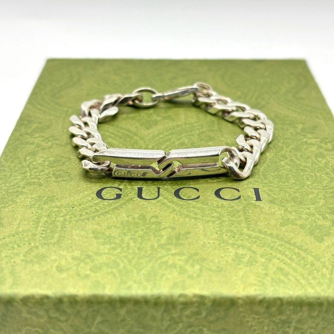 G*t様 GUCCI　ノット インフィニティ チェーンブレスレット 喜平 シルバ