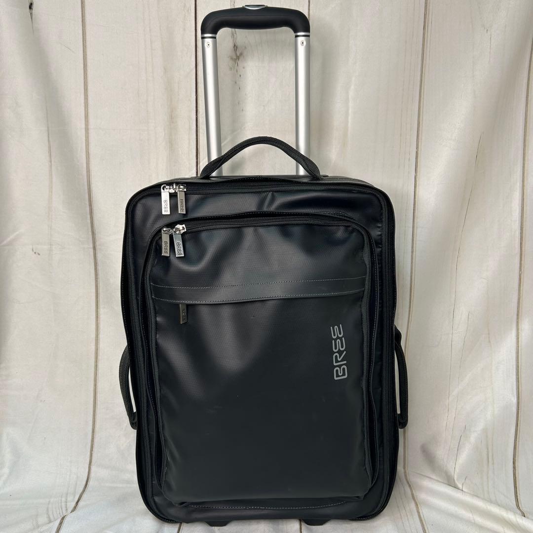 【美品✨】防水 BREE ブリー　スーツケース　キャリーケース機内持込サイズ