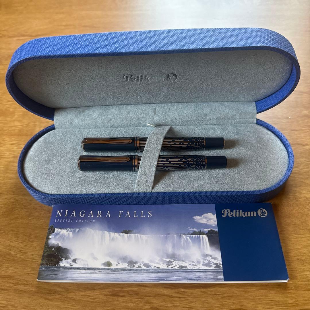 Pelikanペリカン特別生産品 M640 ナイアガラ万年筆Ｍニブローラーボール