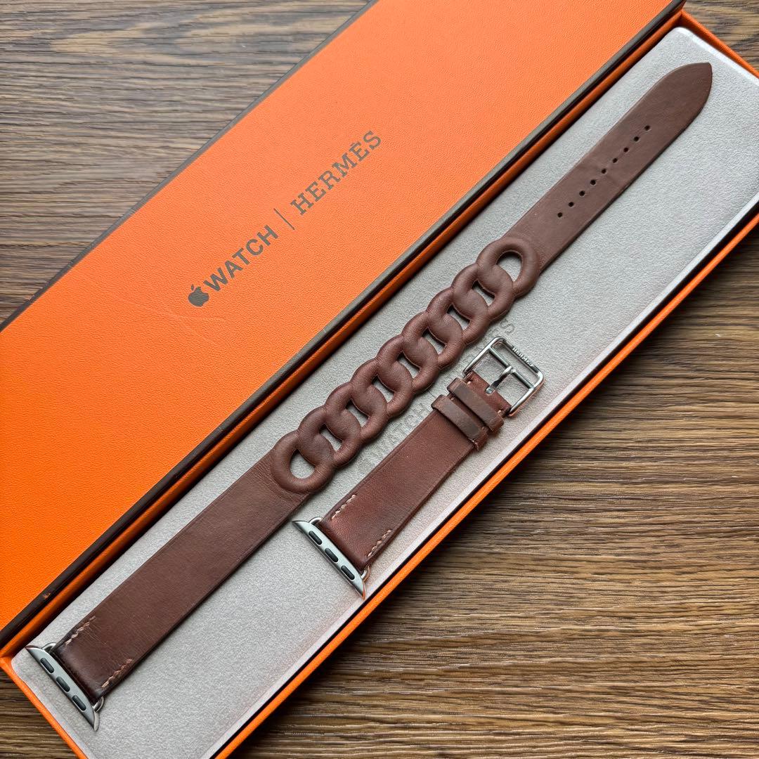 2326 Apple Watch エルメス　グルメット　ブラウン　HERMES