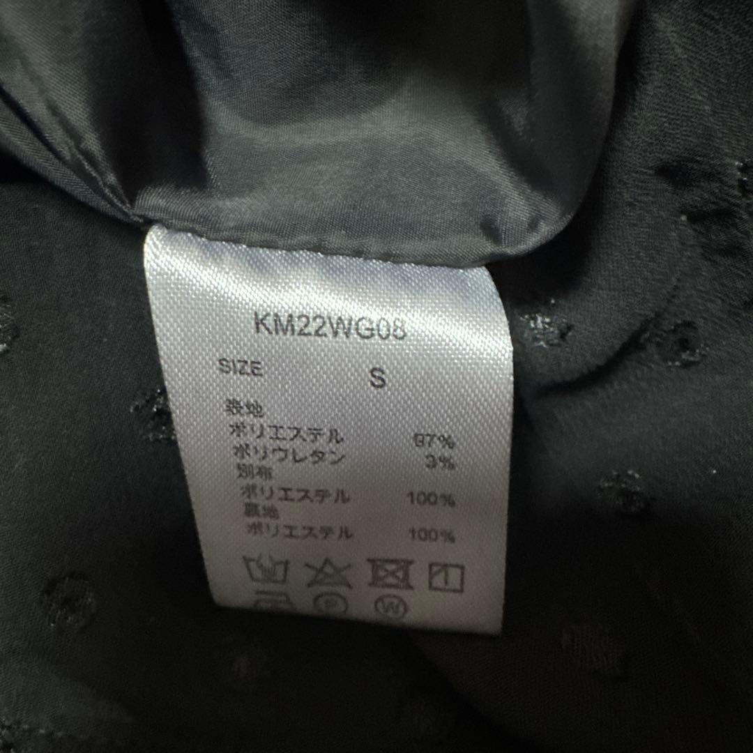 【定価:22,000円】knuthmarf ドレス　黒　結婚式　S