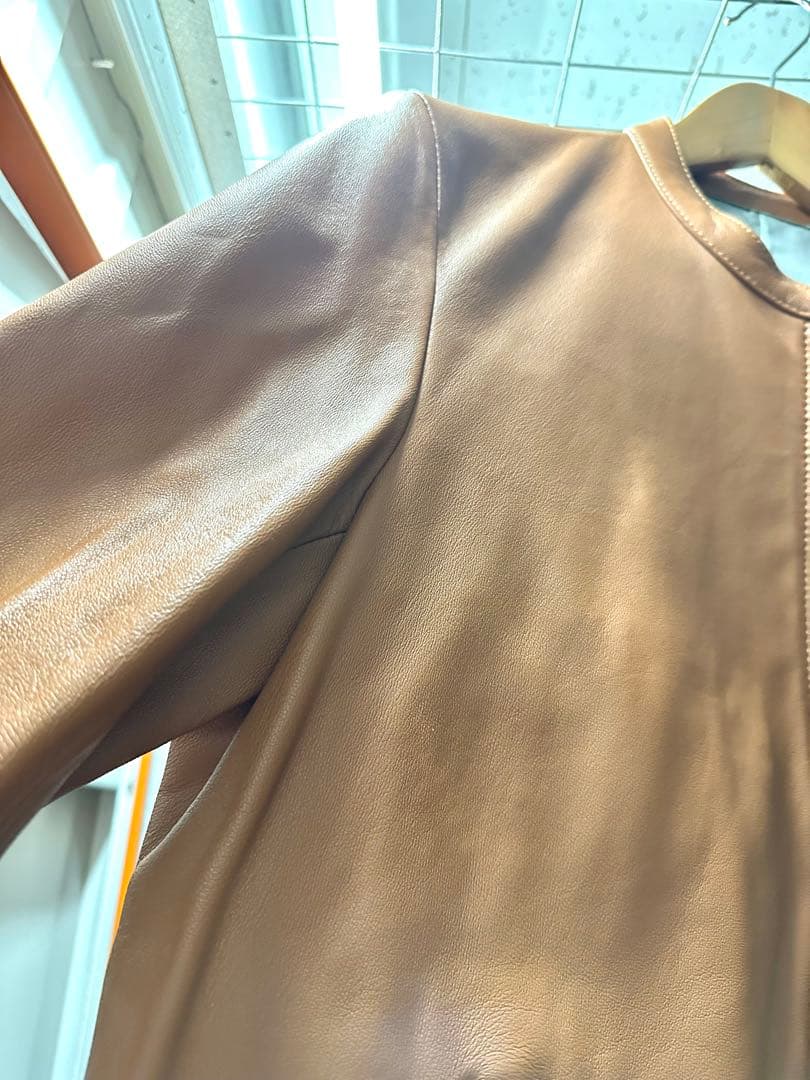 tk.TAKEO KIKUCHI ラムレザーシングルライダース