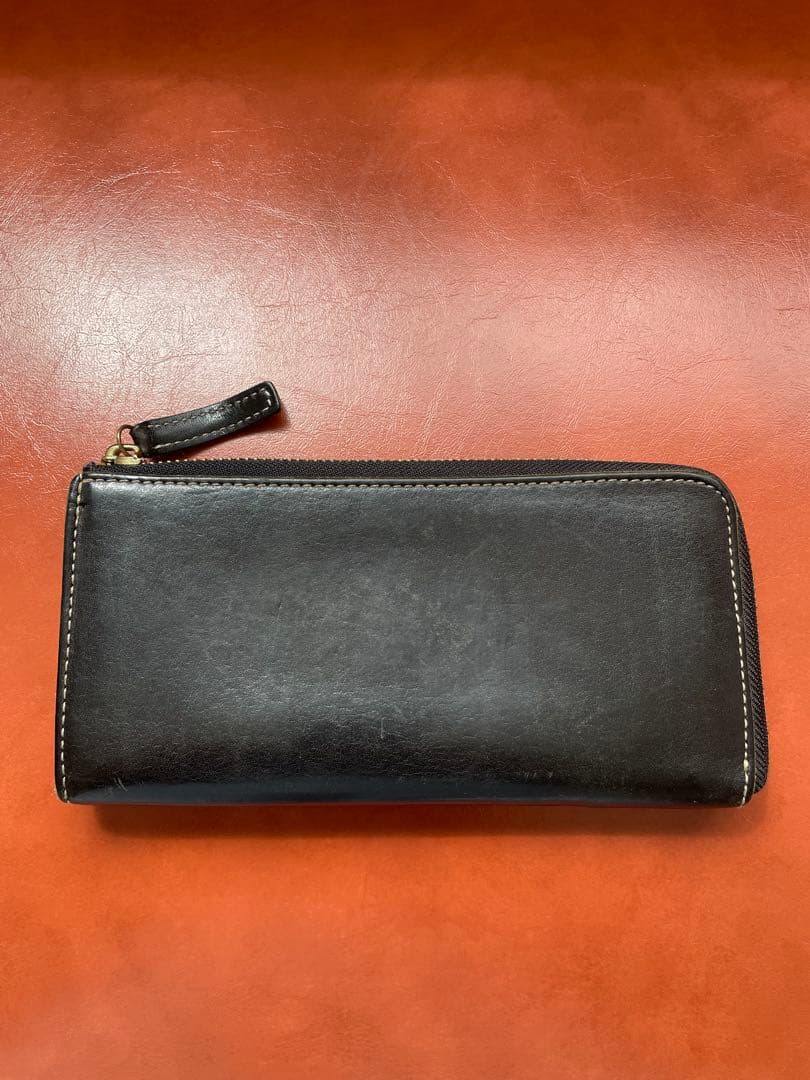 土屋鞄　レザー長財布　ブラック