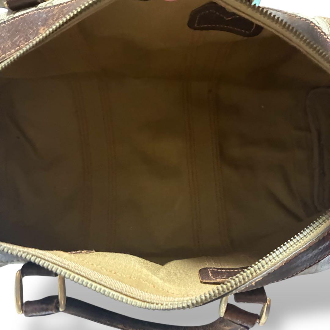 状態込み特別価格　グッチ　ボストンバッグ　gg柄　PVC シェリーライン