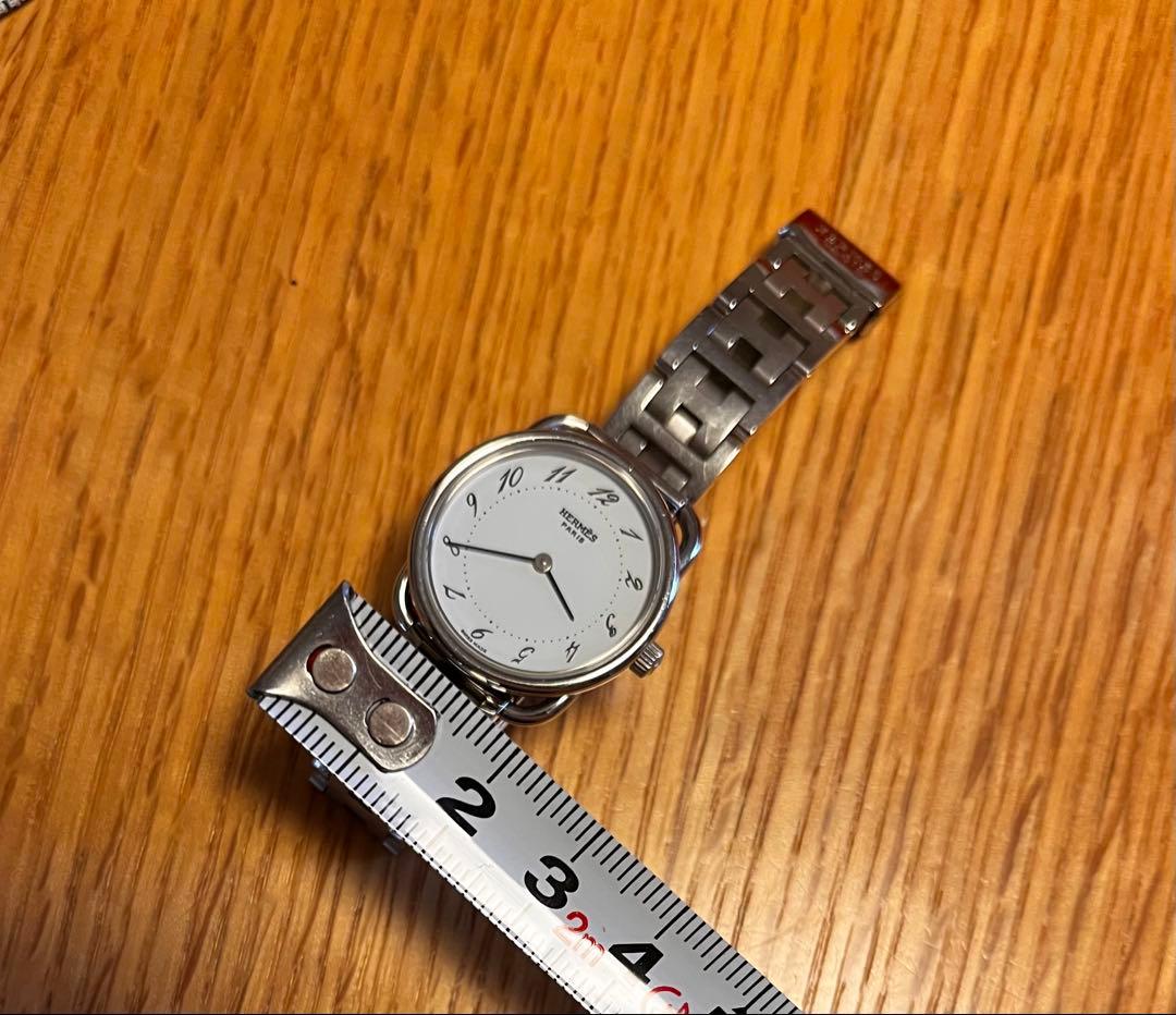 HERMES 腕時計 シルバー⭐︎レディース使用品【電池交換済み】