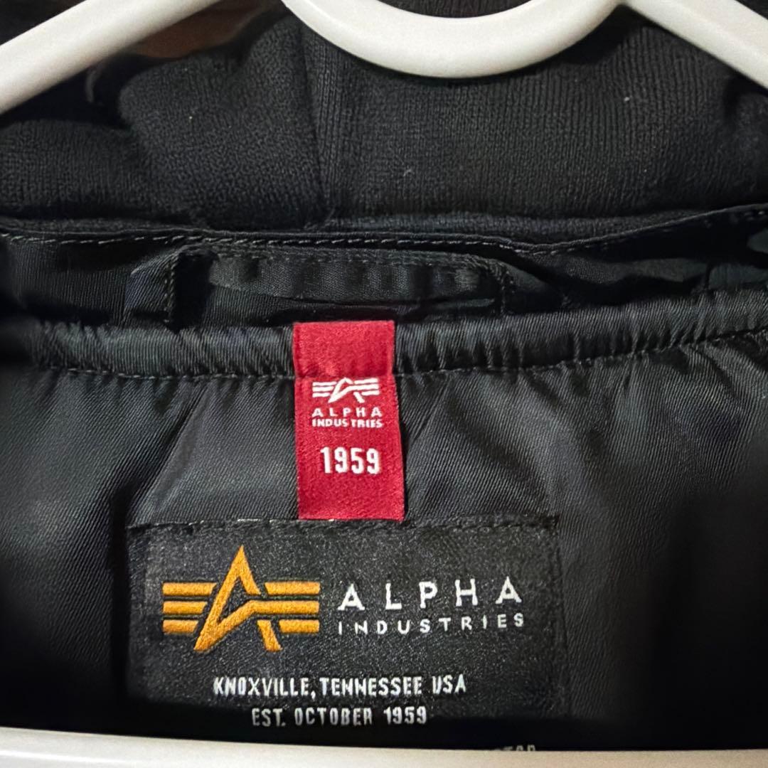 ALPHA INDUSTRIES ブラック MA-1 フライトジャケット