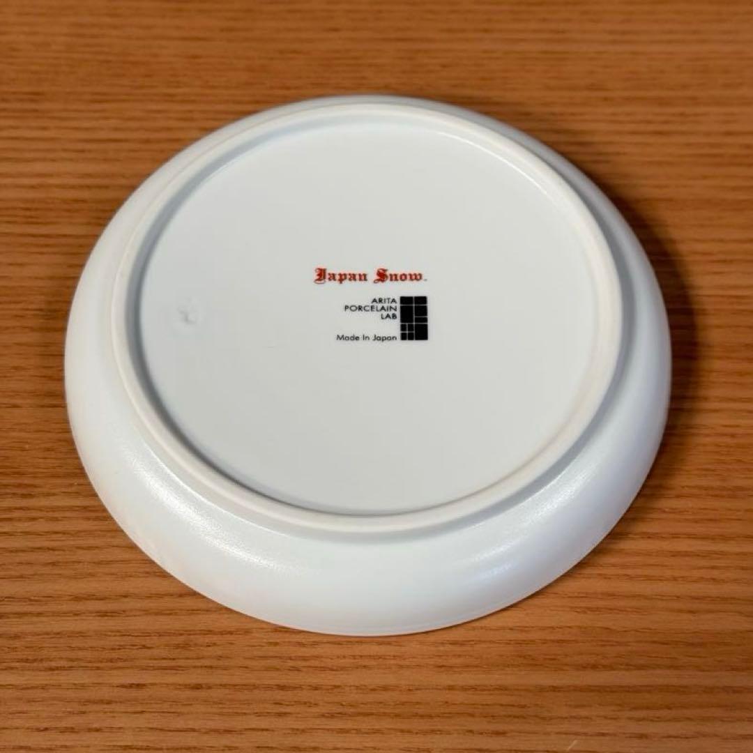 JAPAN  古伊万里草花紋 プラチナ 銘々皿 19cm和皿セット☆